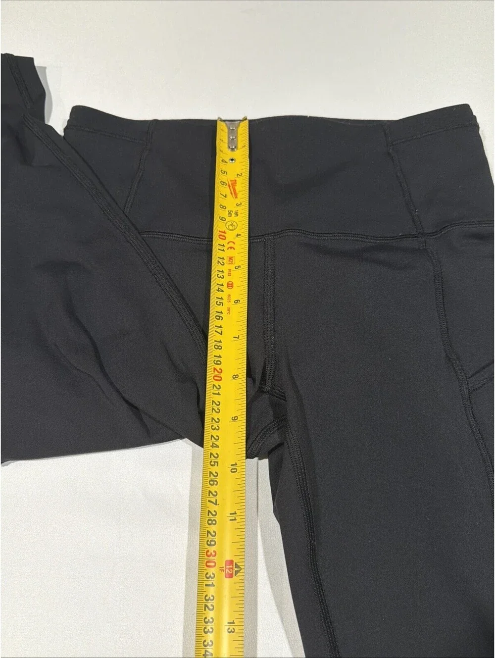 Lululemon Fast Free Black Size 4 Full Length Leggings Pockets Reflective